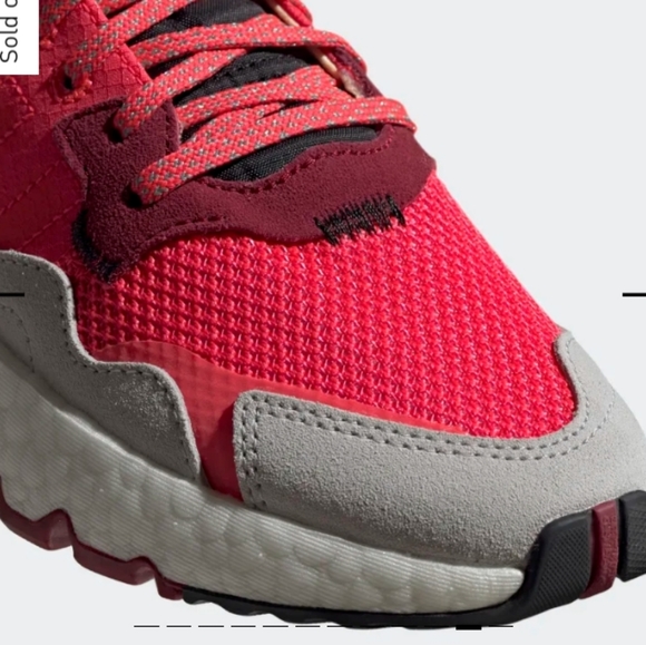 Rare Adidas 80's retro remake Adidas NITE Jogger Sneakers Youth 7 - Picture 6 of 16